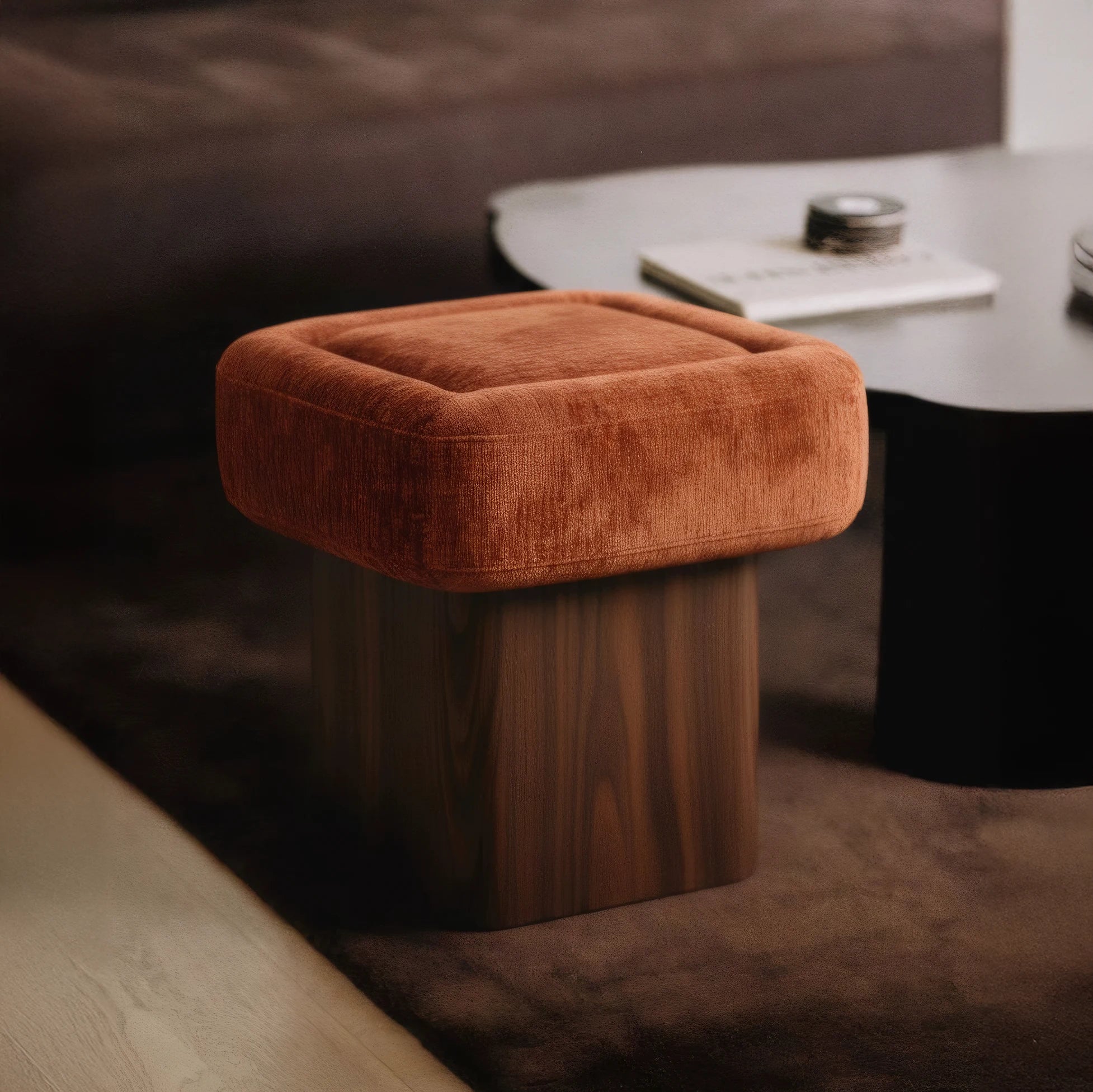 Soglio Bordeaux Stool