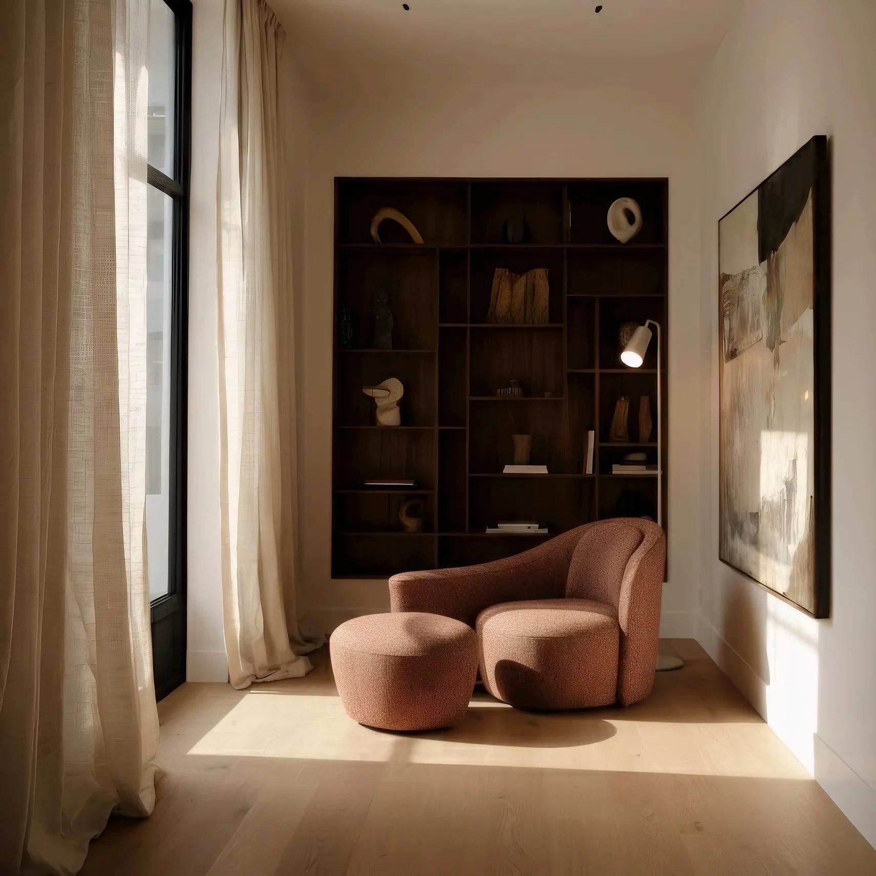 Bonneval Brown Armchair