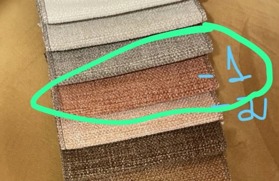 Product customization - Terracota fabric 1