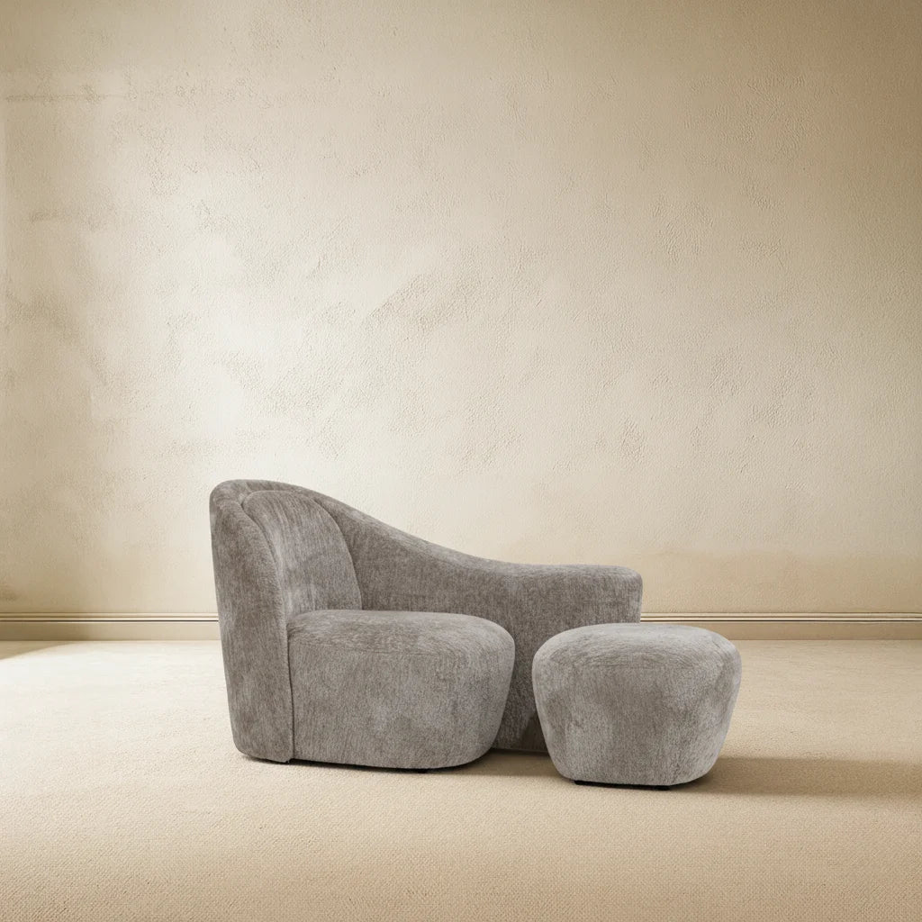 Bonneval Grey Armchair
