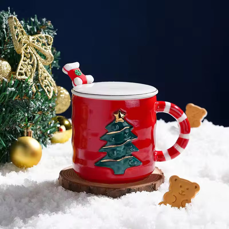 Hallstatt mug Red