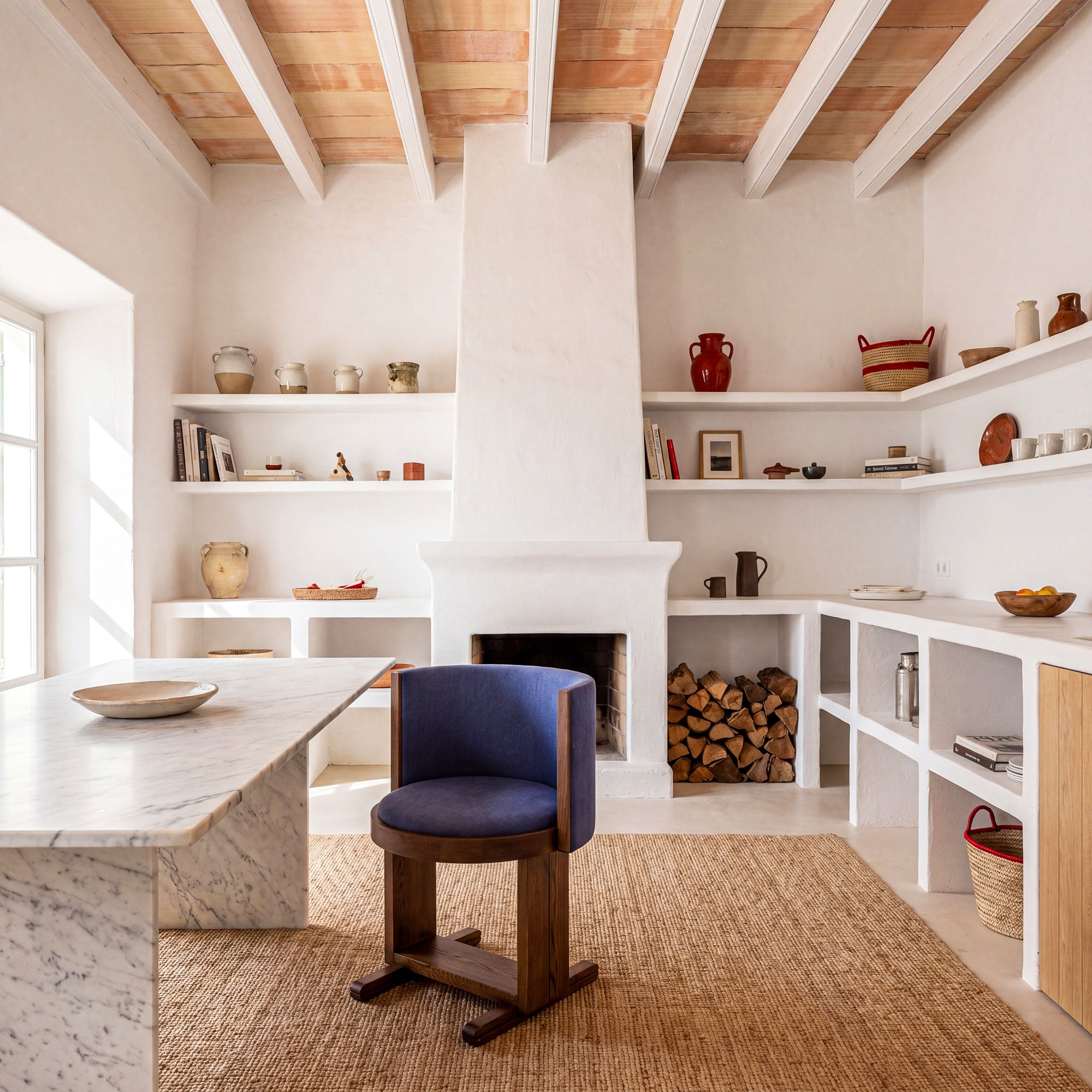 Silla Aguilar Azul