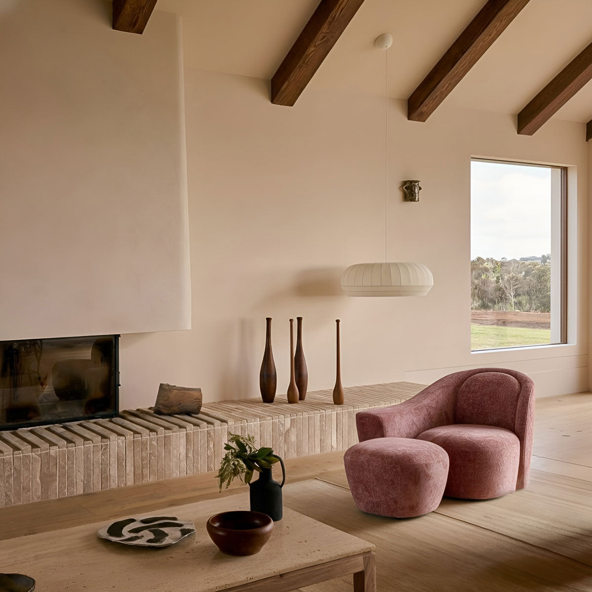 Bonneval Pink Armchair