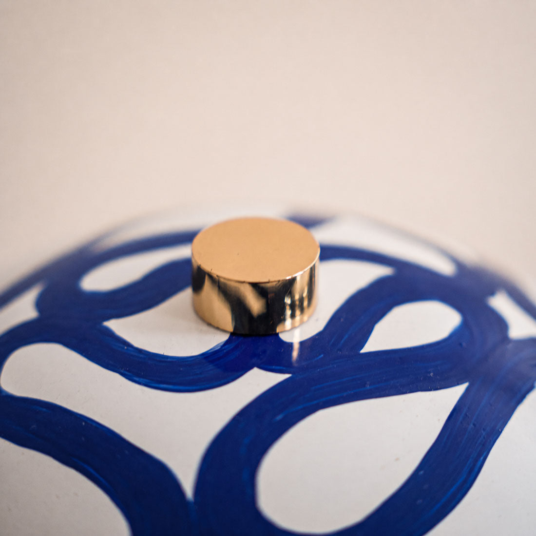 Blue Boquer Lamp