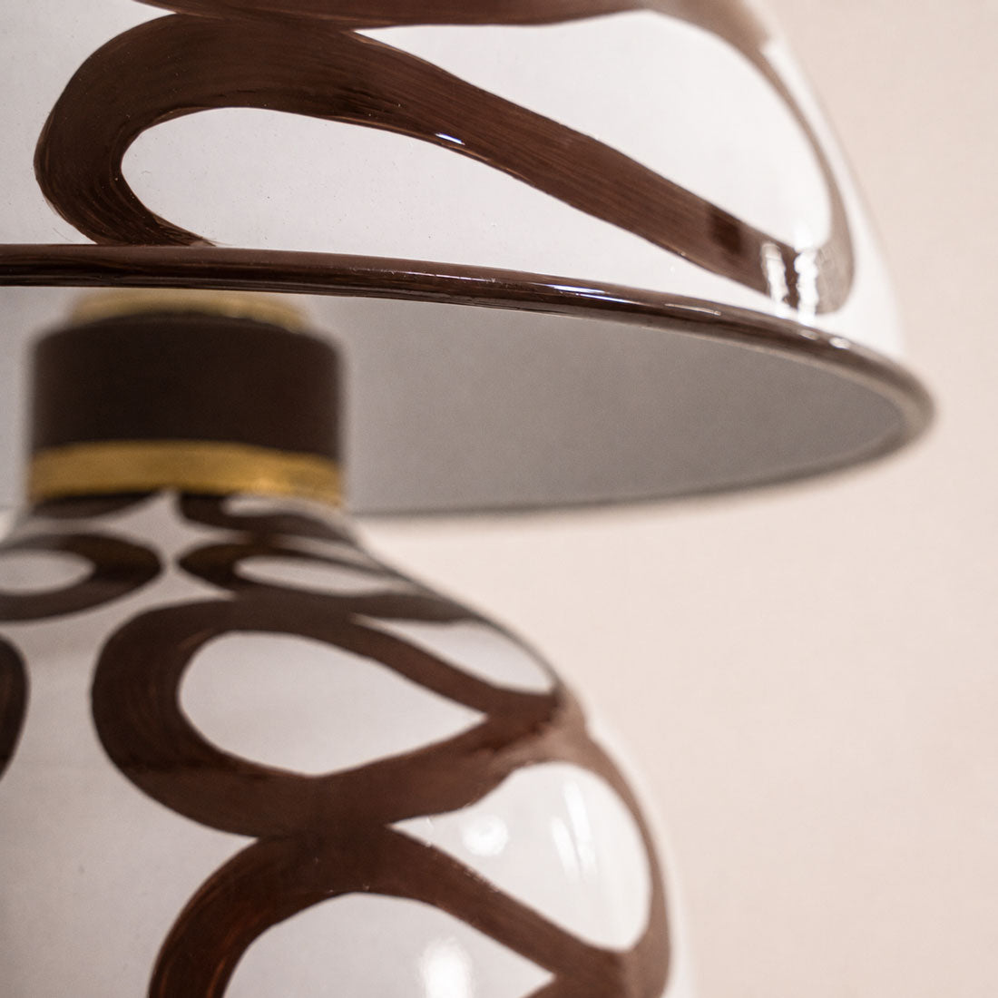 Brown Boquer Lamp