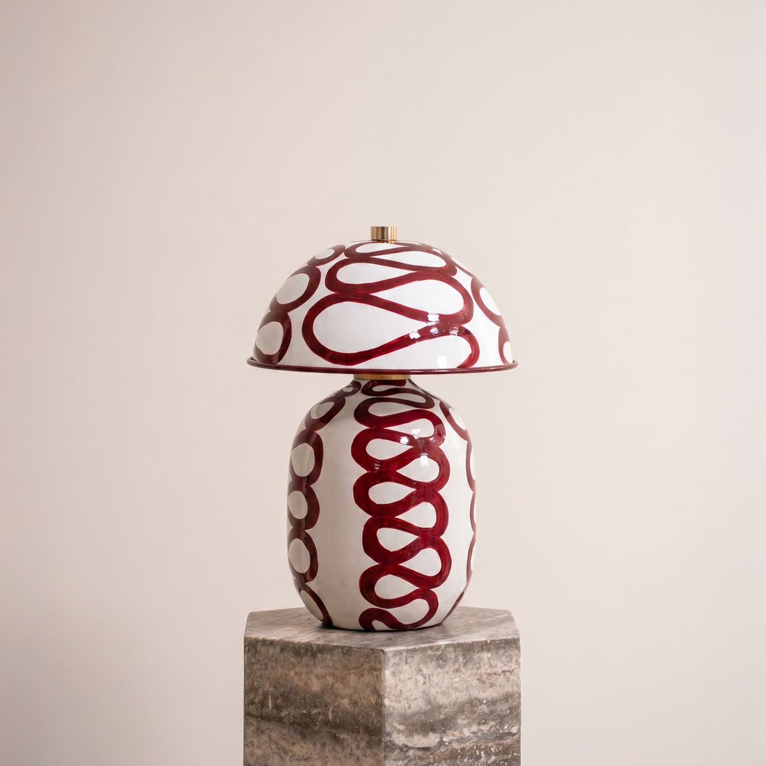 Red Boquer Lamp