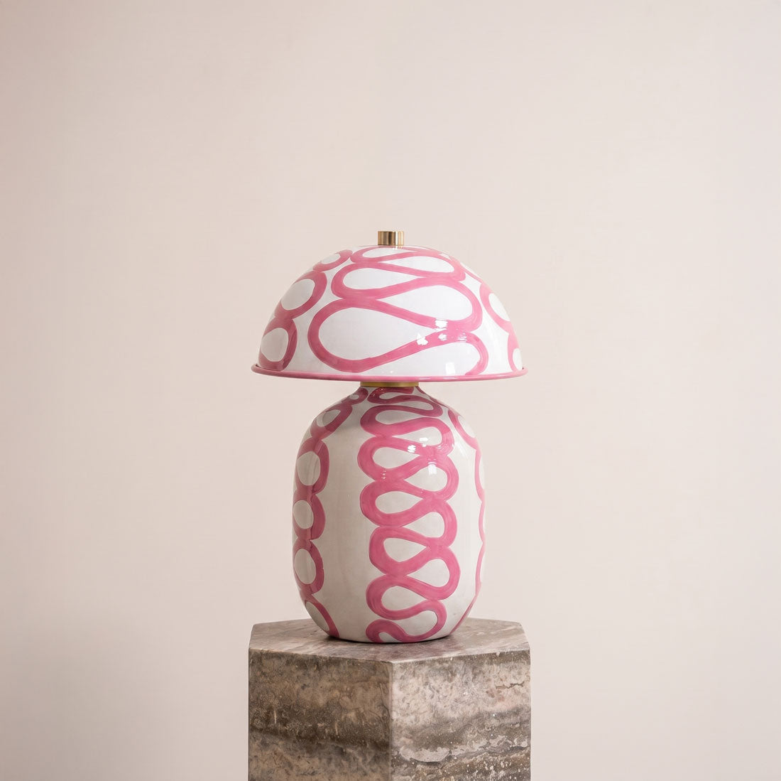 Pink Boquer Lamp