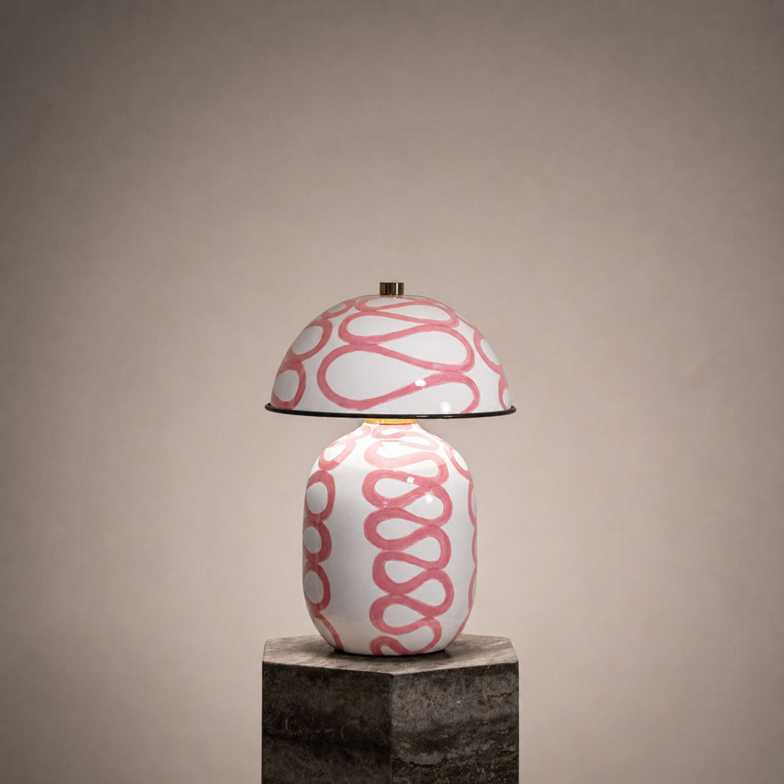 Pink Boquer Lamp