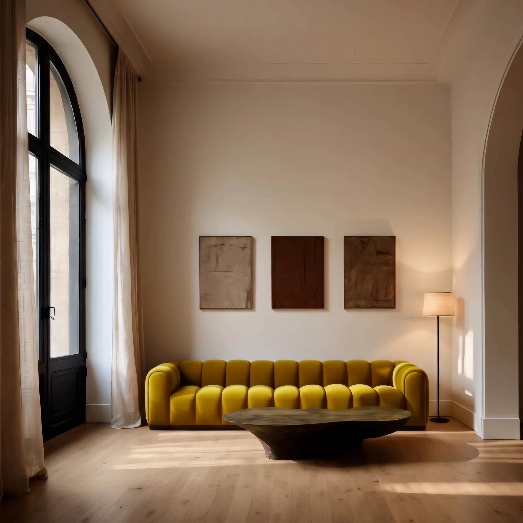 Sofá Madesimo Mostaza